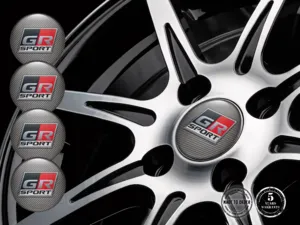 Toyota Radplaketten Ausgabe Harzgewölbte Labels